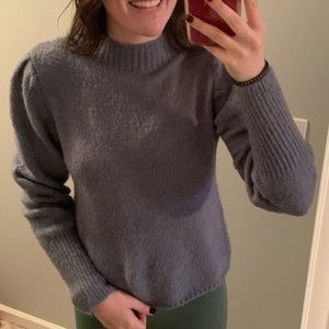 Blue Long Sleeve Sweater